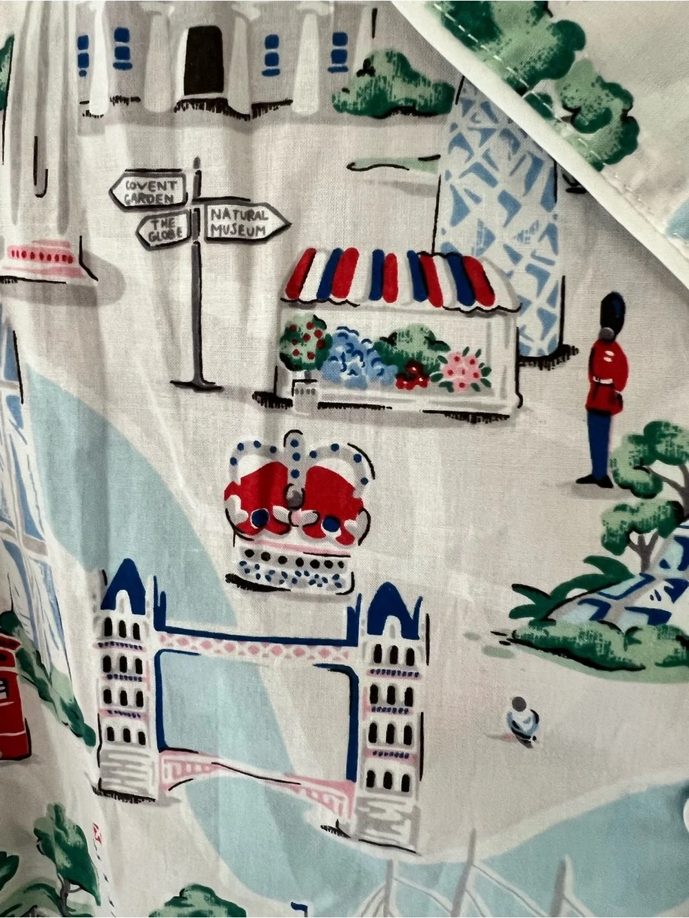 Cath Kidston Lovely London Pajama Set NWT XS 100% Cotton Sleepwear Cottagecore - Picture 7 of 11